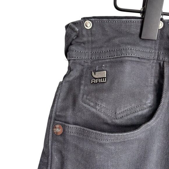 G Star Mens Jeans 32X30 G raw G Bleid Black Distressed Slim Workwear 90s - Picture 3 of 16